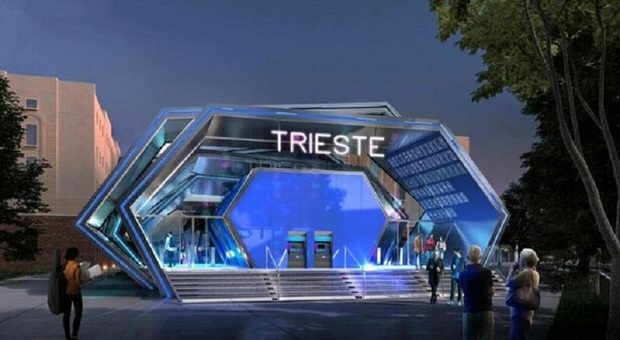 La futura cabinovia a Trieste
