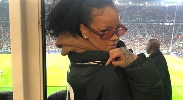 Juve, anche Rihanna allo Stadium per la sfida con l'Atletico Madrid
