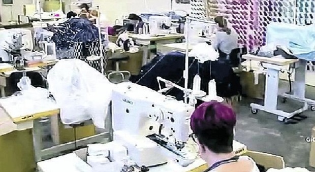 Un laboratorio di un'azienda tessile