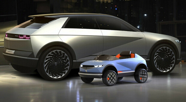 La piccola EV si basa sulla concept car ‘45’ che Hyundai ha presentato nel 2019 al Salone di Francoforte