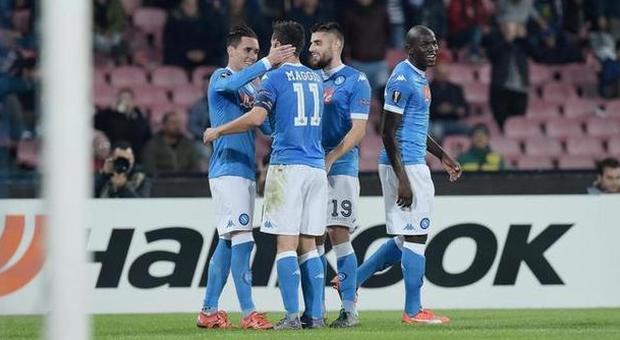 Europa League: Napoli qualificato, Lazio quasi. Fiorentina ok in Polonia: torna seconda