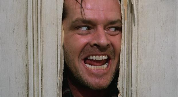 Jack Nicholson in "Shining" di Stanely Kubrick