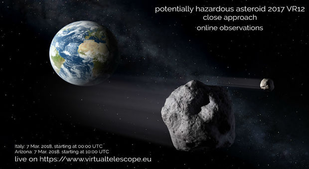 Asteroide di 200 metri in arrivo domani: "Sfiorerà la Terra..."