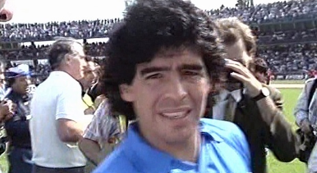 Diego Maradona a Terni il 22 maggio 1989