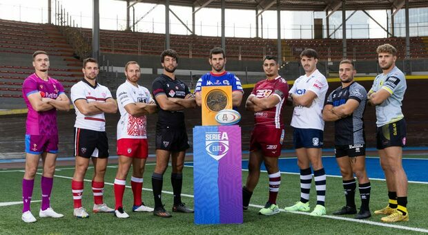 I nove capitani della serie A Elite di rugby