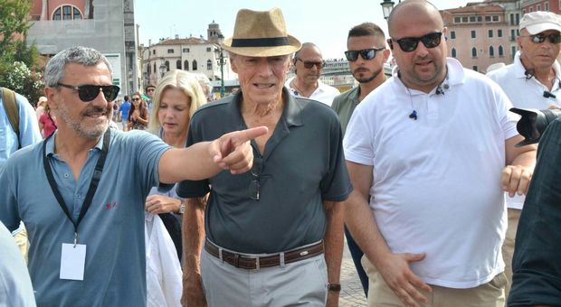 Clint Eastwood gira in città... e i veneziani? Faranno la parte dei turisti