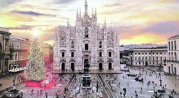 Milano prepara Joy, l'abete rosso illuminato da 54mila luci led