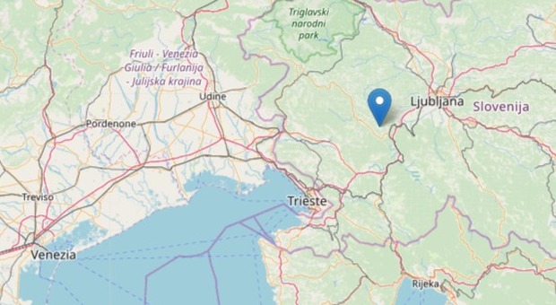 Terremoto in Slovenia, avvertito anche in Friuli: scossa di magnitudo 3.2