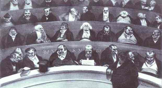 Honoré Daumier, Il ventre legislativo, 1834