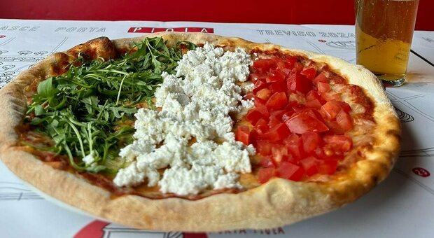 La pizza Italia dedicata alla Festa della Liberazione