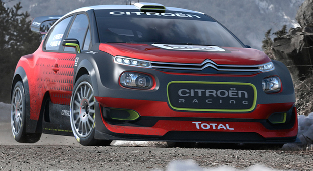 La nuova arma Citroen per il prossimo mondiale rally: la C3 WRC