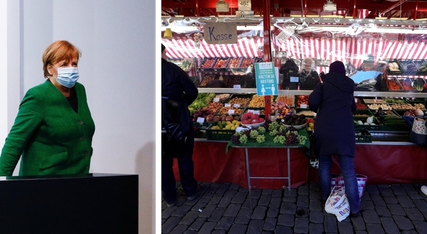 Covid, lockdown duro in Germania: Merkel vuole chiudere anche i supermercati 5 giorni