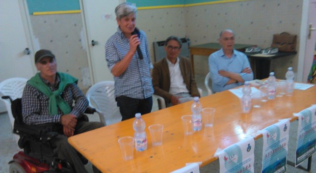Nella foto l'intervento del sindaco Di Gaspare con l'assessore Pasqualucci, Zepponi, Fosso.