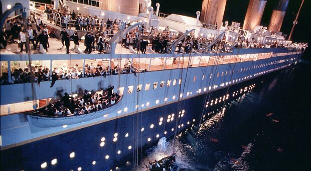 L'affondamento del Titanic dall'omonimo film