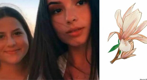 Sorelle uccise dal treno, la scuola pubblica i disegni di Alessia: «Ti vogliamo bene»