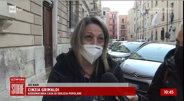 A "Storie italiane" di Eleonora Daniele il caso della signora Cinzia Grimaldi (Foto: da video)