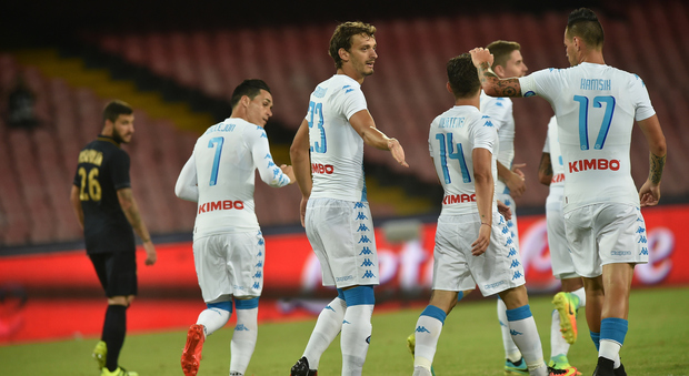Test Champions, il Napoli travolge 5-0 il Monaco: poker per Gabbiadini