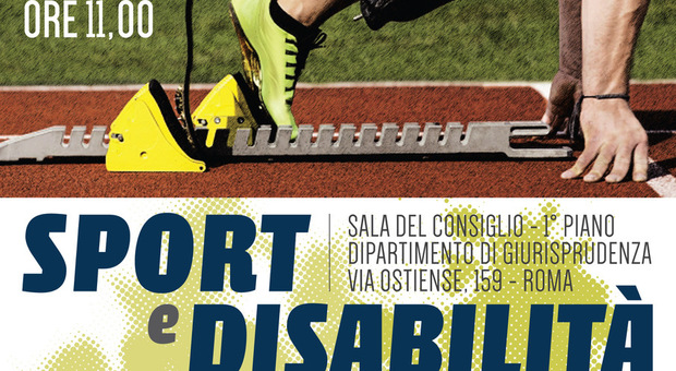Sport e disabilità, martedì 8 maggio il convegno all'università Roma Tre