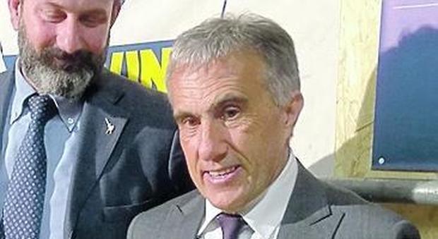 Il sindaco Franco Caprioli (Lega)