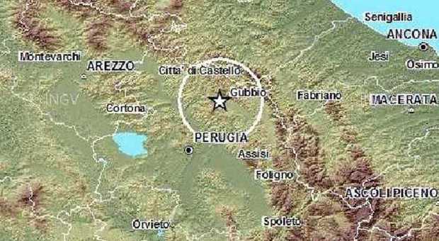 Terremoto a Gubbio: scossa di magnitudo 3.7 avvertita in tutta la provincia di Perugia