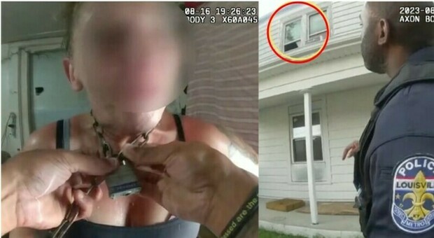 Incatenata in casa dall'ex fidanzato che le taglia i capelli con un machete, salvata dalla polizia