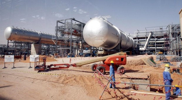 Un impianto della Saudi Aramco
