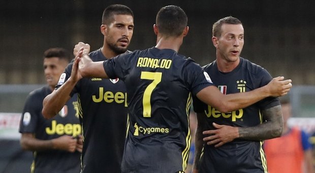 La Juve vince col brivido a Verona: decide Bernardeschi, CR7 a secco