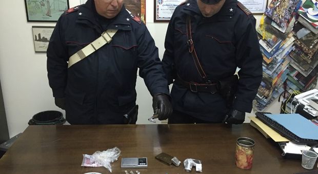 Il sequestro di droga eseguito dai carabinieri