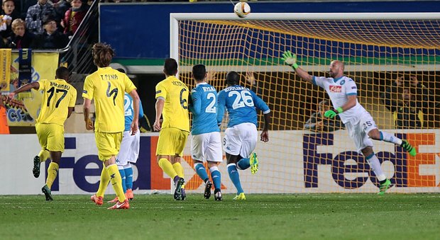 Napoli, col Villarreal come con la Juve: la sconfitta per 1-0 arriva nel finale
