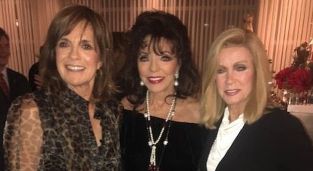 Da sinistra, Linda Gray, Joan Collins e Donna Mills