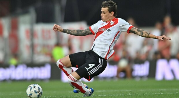 Nicolas Fonseca, 25 anni, in azione con la maglia del River Plate