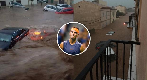 Alluvione in Spagna, almeno dieci morti e centinaia di sfollati: Rafa Nadal si offre di ospitarli