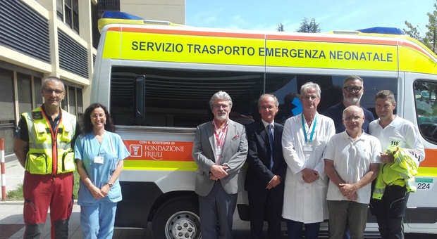 Arriva l'ambulanza speciale per le emergenze dei bambini più piccoli
