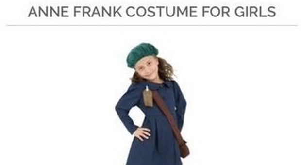 Il costume da Anna Frank messo in vendita online
