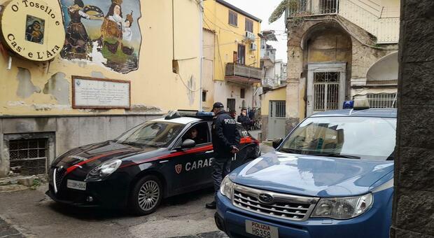 Carabinieri e polizia a Nocera Inferiore