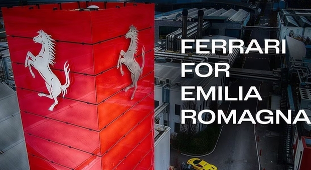 Ferrari sostiene l’Emilia-Romagna con una donazione da 1 mln