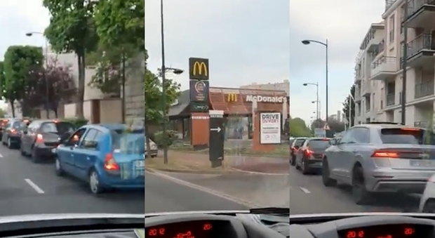 Francia, coda chilometrica per la riapertura di un McDonald