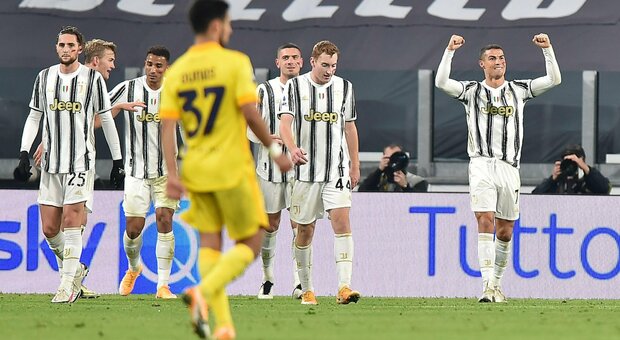 Juventus-Cagliari 2-0: Ronaldo spinge Pirlo verso la vetta