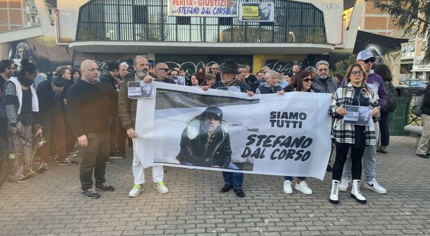 Manifestazione al Tufello per Stefano Dal Corso