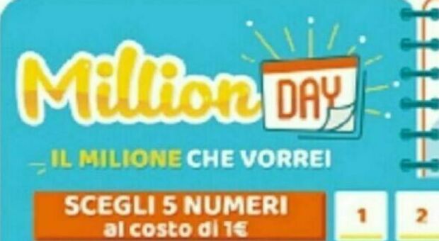 Million Day ed Extra-Million Day, estrazione di oggi lunedì 25 aprile 2022: i dieci numeri vincenti