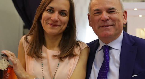 Il presidente della distilleria Roberto Castagner e la figlia Giulia, responsabile commerciale