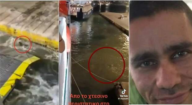 Grecia, morto mentre cerca di salire sul traghetto: spunta nuovo video. La nave va via e le urla dalla banchina: «Prendetelo, salvatelo»