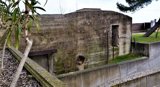 Il bunker tedesco costruito vicino alla spiaggia di Lignano nel 1943