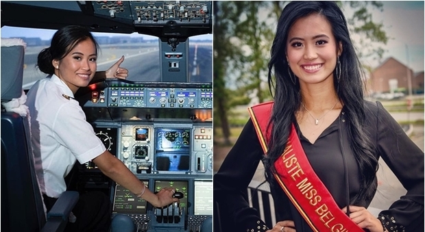 Miss Belgio ora pilota gli aerei: «Gli uomini dicevano che non sapevo neanche parcheggiare un'auto»
