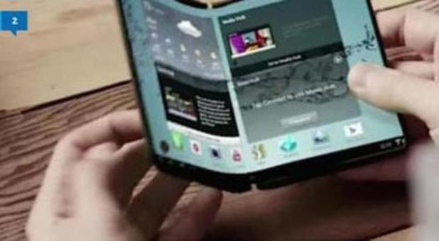 Samsung, arriva lo smartphone con il display Che si apre come un libro