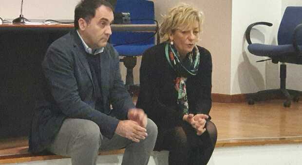 Roberta Macii con il vice sindaco Massimiliano Grasso