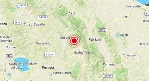 Terremoto, nuova scossa in Umbria: paura a Gubbio e Perugia