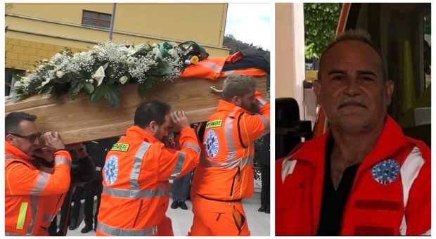 Fossombrone, tragedia dell'ambulanza, ultimo saluto a Stefano Sabbatini, le parole dei figli Samuele e Saverio commuovono tutti: «Un angelo custode»