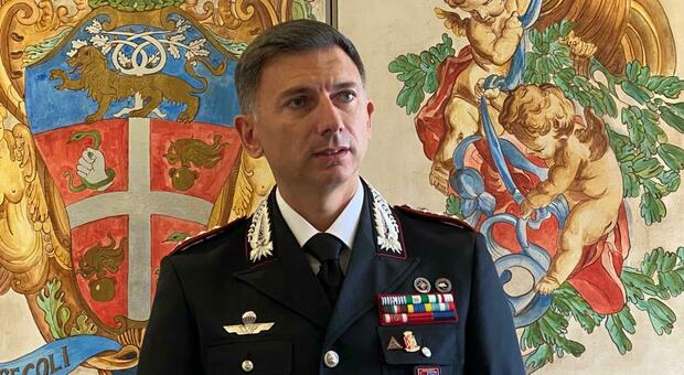 Il colonnello Giuseppe Moscati comandante provinciale dell'Arma vicentina