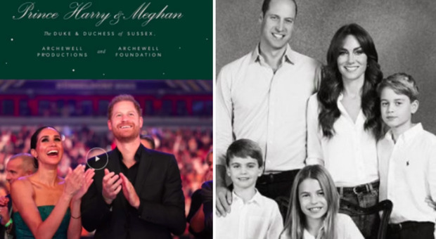Harry e Meghan pubblicano la loro cartolina di Natale ma manca qualcuno: la differenza con gli auguri di William e Kate